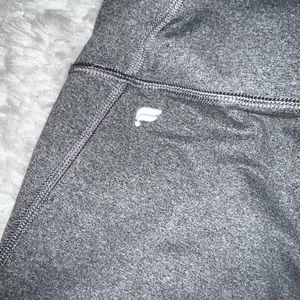 grey fabletics athletic leggings